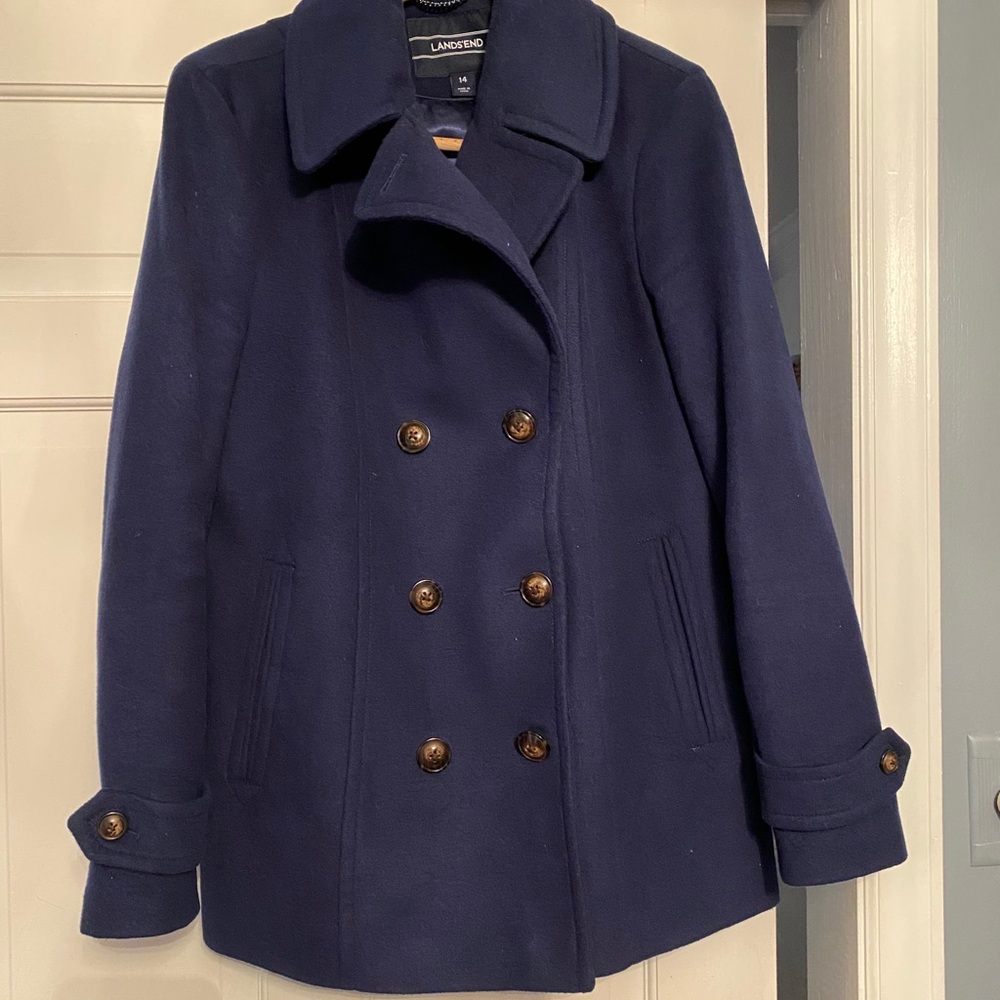 Lands End Peacoat